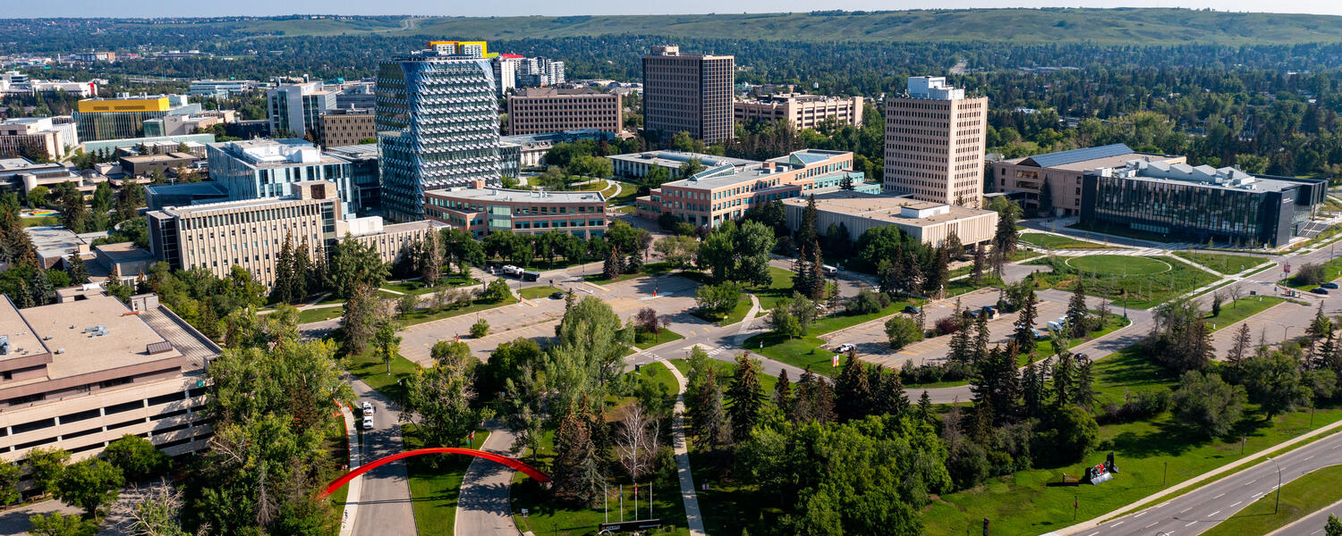 Aerial photo of main campus