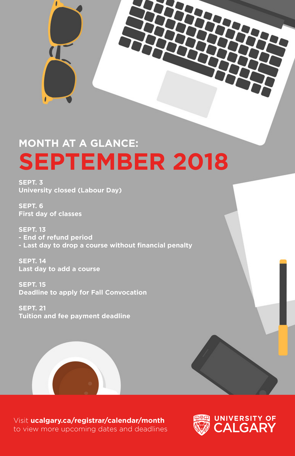 September month at a glance