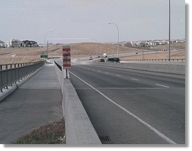 Multiuse Bridge on Stoney Trail NW Calgary