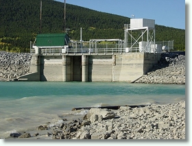 Barrier Lake Sluice Gates