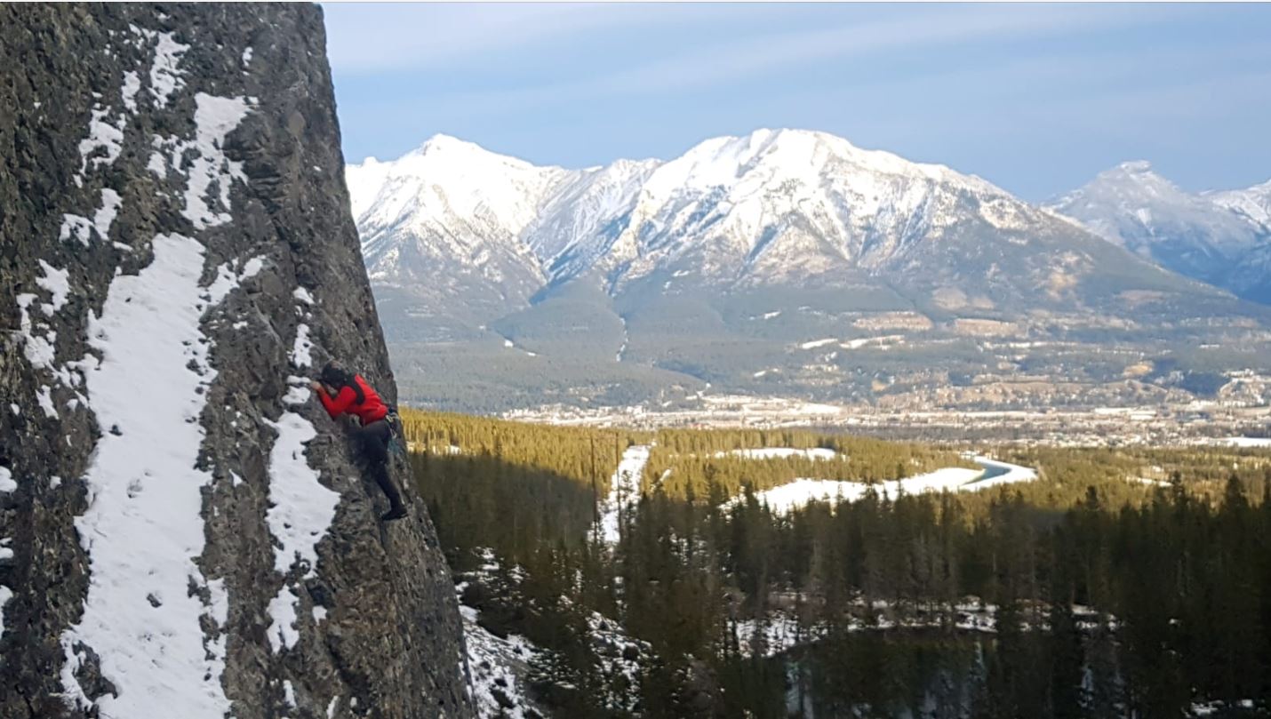 Ben climbing a mountain!-2019