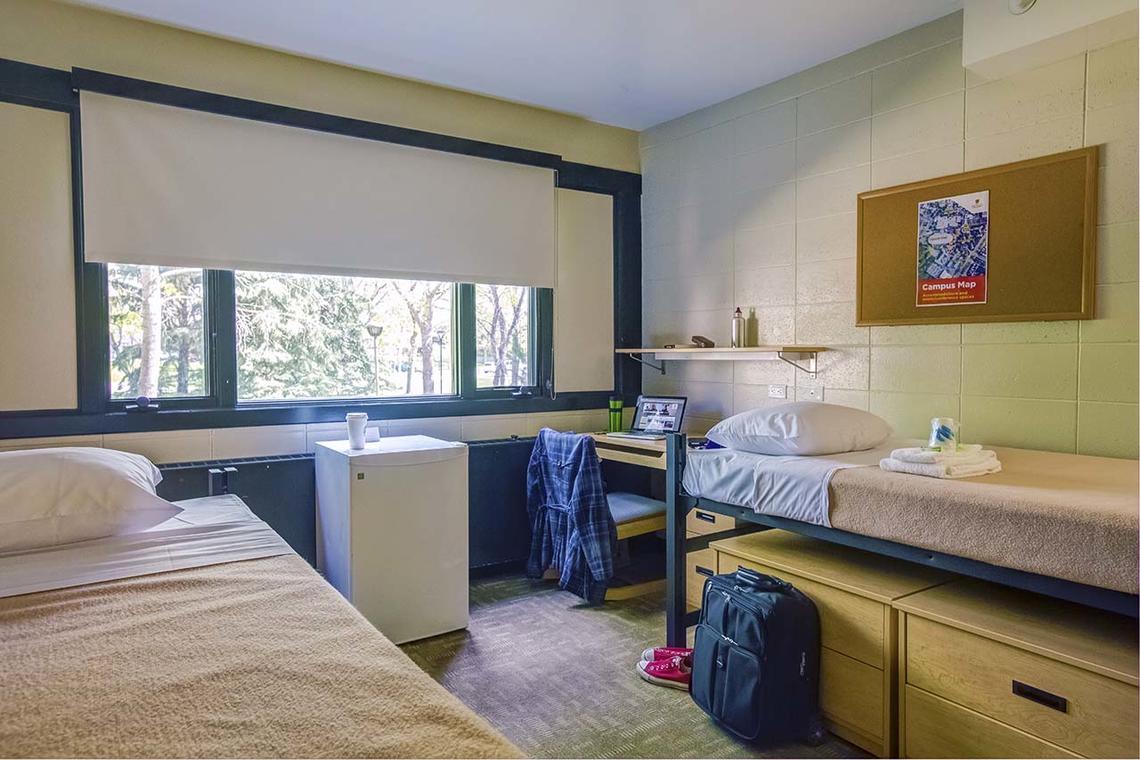 traditional dorm room double Univserity of Calgary