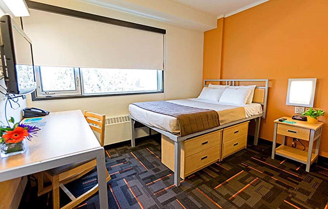 one bed dorm apartments at University of Calgary