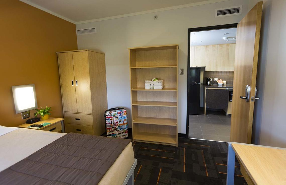 two bed dorm apartments at University of Calgary