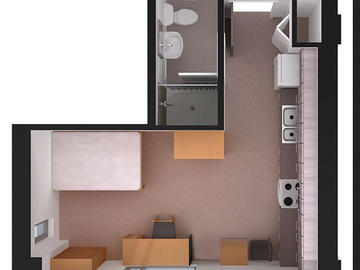 Crowsnest Hall studio floor planHall exterior