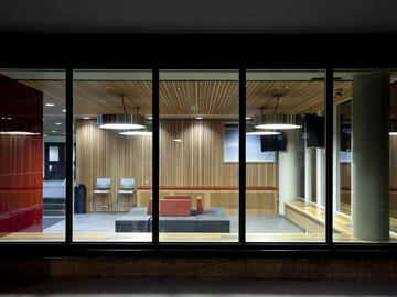 Yamnuska Hall at night