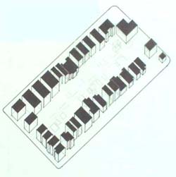 Axonometric of Existing Block