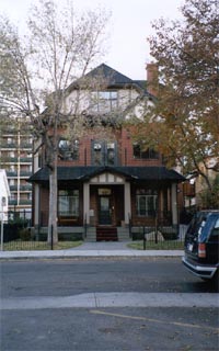Commercial building built in traditional style