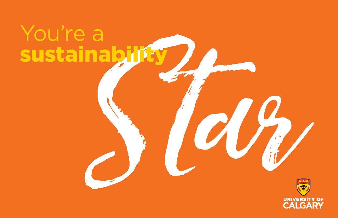 You're a Sustainability Star