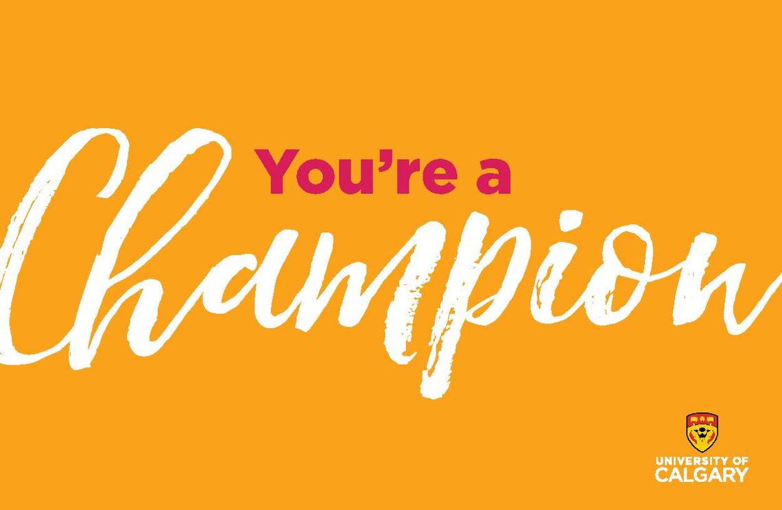 You're a Champion