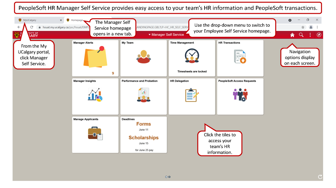 HR PeopleSoft Manager Self Service HR PeopleSoft Manager Self Service