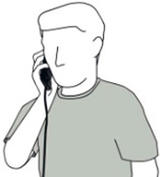 a person on the phone.