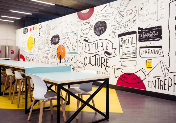 The kitchen of the Innovation Sandbox