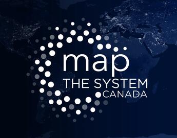 map the system Canada ucaglary logo