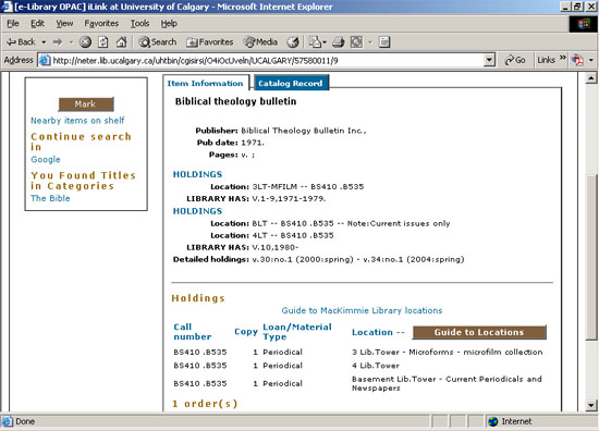 Electronic Indexes and Abstracts