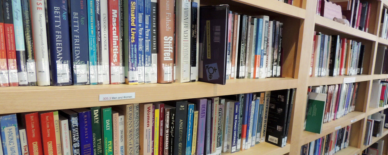 image of books on a shelf