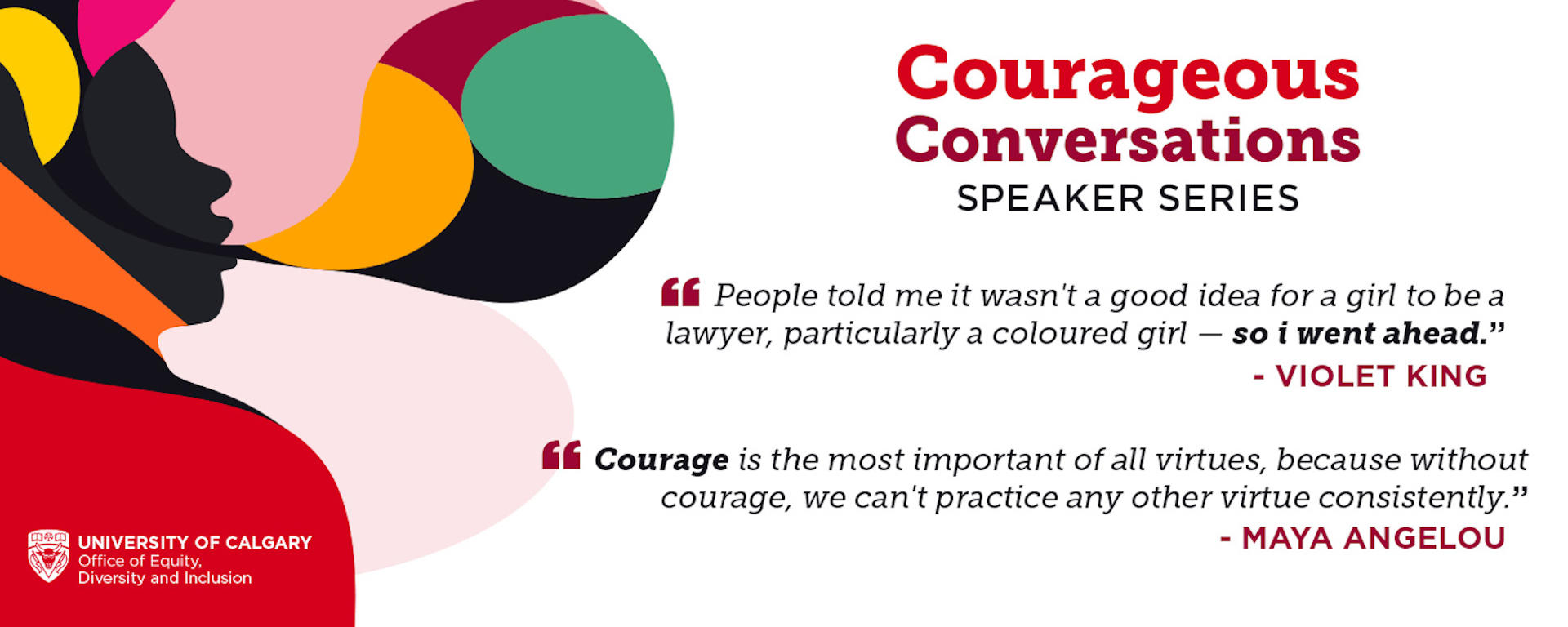 Courageous Conversations speaker series