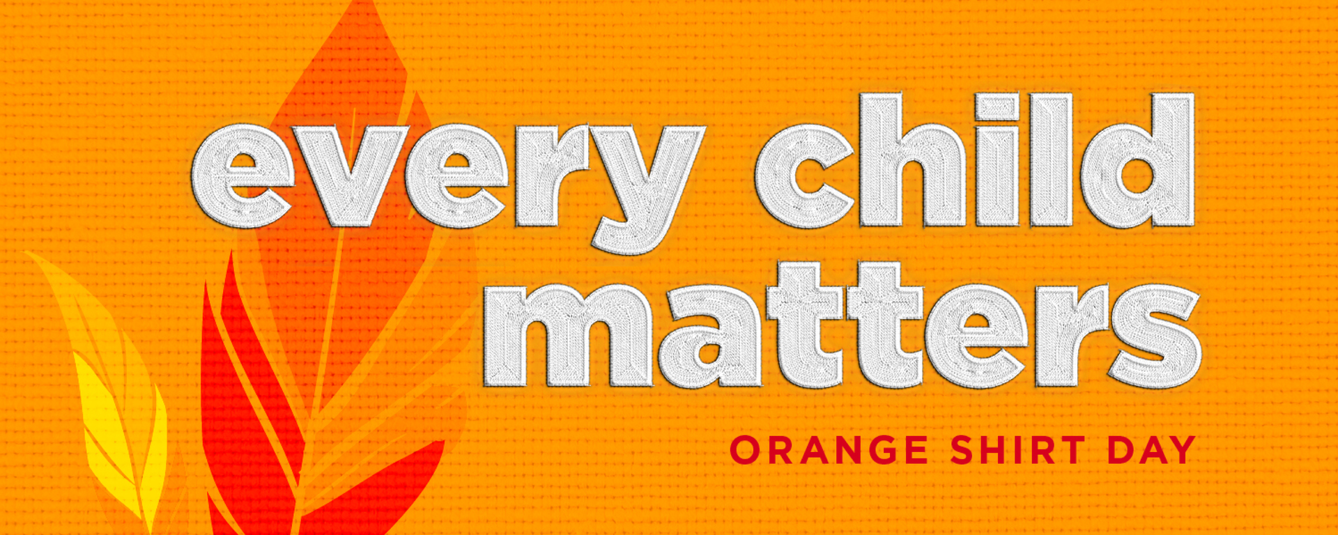 Every child matters University of Calgary banner