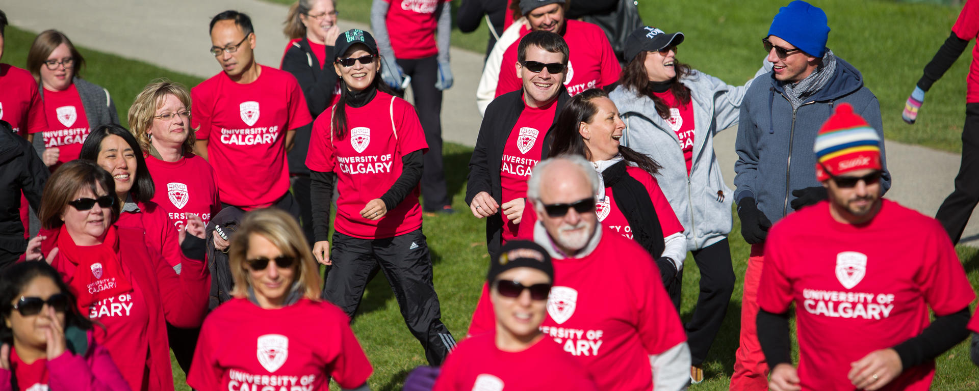 UCalgary staff participating in the 2019 United Way Run