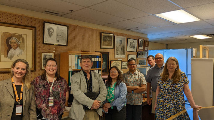 CHOMS visits Alberta Health Services Archives and Historical Collections