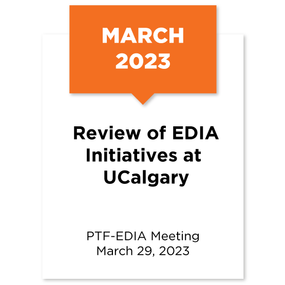 Presidential Task Force on EDIA March 2023