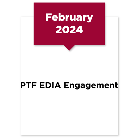 Presidential Task Force on EDIA February 2024