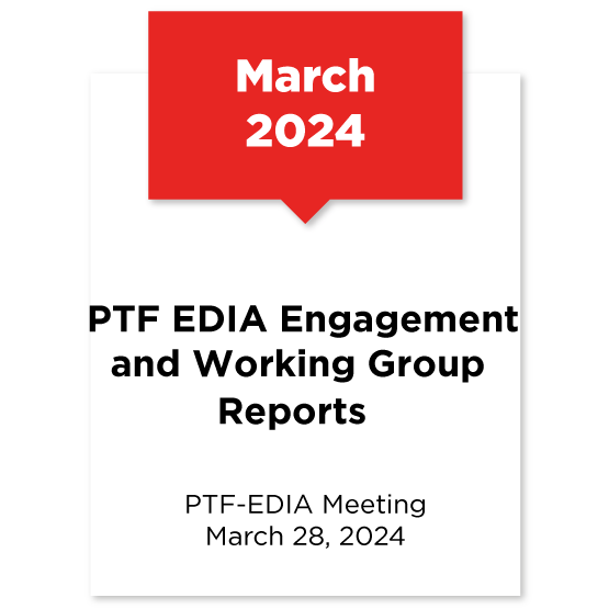 Presidential Task Force on EDIA March 2024