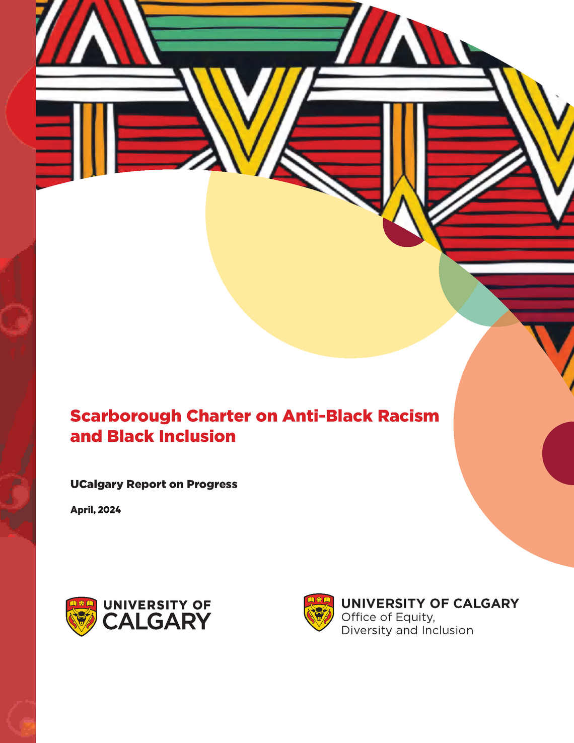The Scarborough Charter on Anti-Black Racism and Black Inclusion - UCalgary APR2024