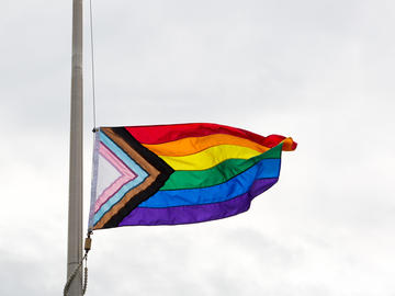 Inclusive Pride Flag at UCalgary
