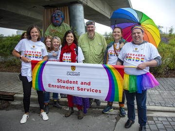 UCalgary students and staff attend Pride Parade