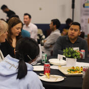 Students Participate in Networking Discussion
