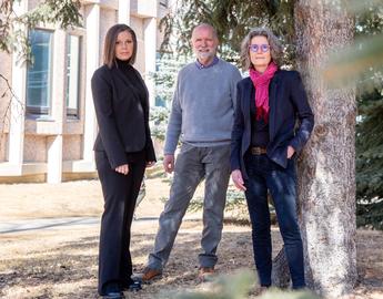 Dr. Jocelyn Hayley, PhD, head of the Department of Civil Engineering, Dr. Marjan Eggermont and Dr. David Wood, PhD, formed the Sustainability Transformation Task Force to develop the Engineering degree program: Bachelor of Science in Sustainable Systems Engineering.