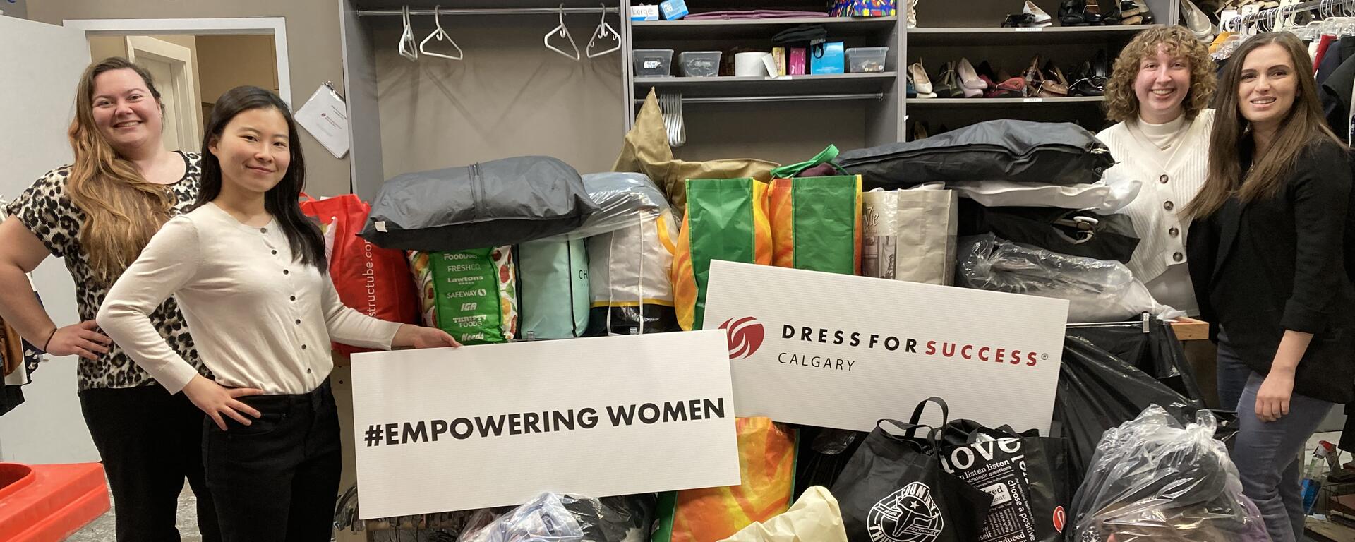Donations to Dress for Success