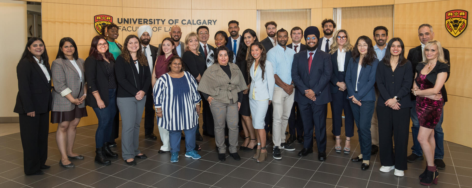 The 2023-2024 cohort of the Foreign Trained Lawyers Program at UCalgary Law