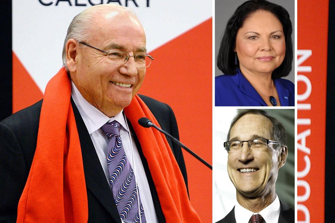 Clockwise from left: David Werklund, Marie Delorme, and Thomas Feasby are among the eight members of the University of Calgary community who were appointed to the Order of Canada. University of Calgary photos 