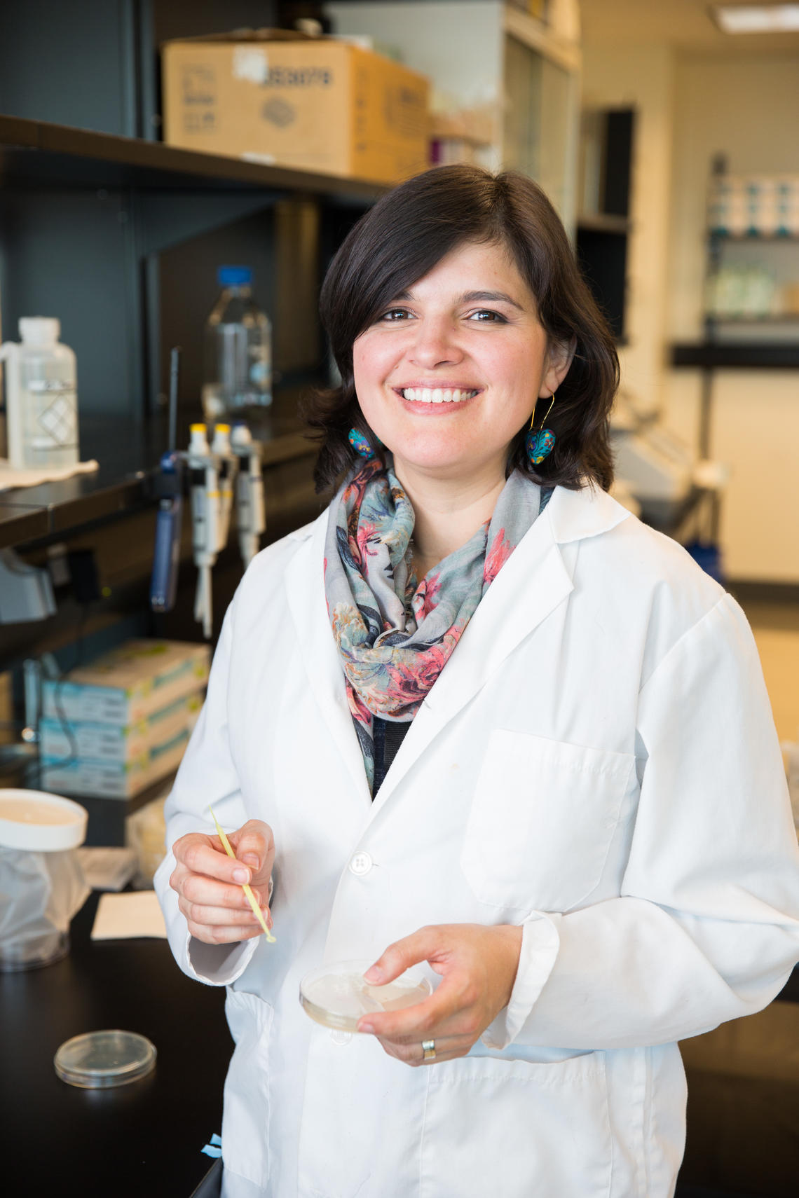 Dr. Marie Claire Arrieta, PhD, (above) Dr. Jumana Samara, MD, and their team developed the Probiotics for extremely low birth weight infants study