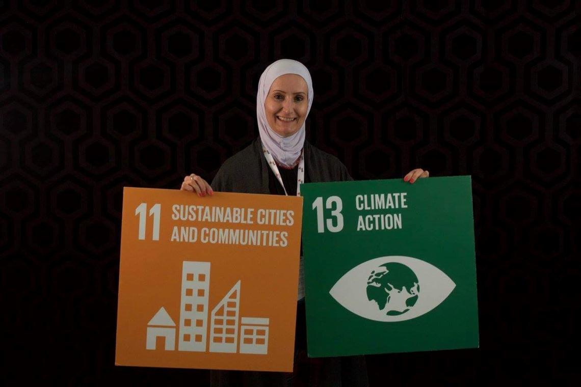 University of Calgary graduate Maha Al-Zu’bi says the United Nations has recognized, for the first time, migration as a driving force behind planning and policy. Alberta Council for Global Co-operation photo