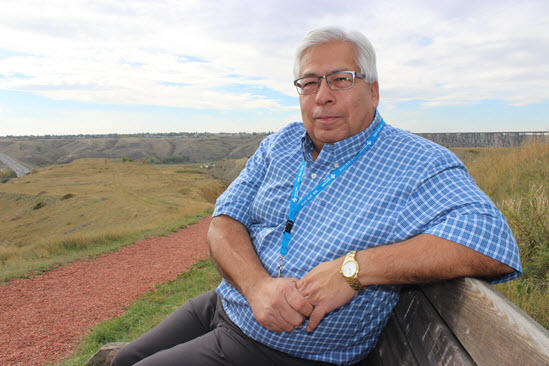Harley Crowshoe believes there is potential for change in establishing a strong, trusting and respectful relationship with all Indigenous people. Photo by Sherri Gallant, Alberta Health Services