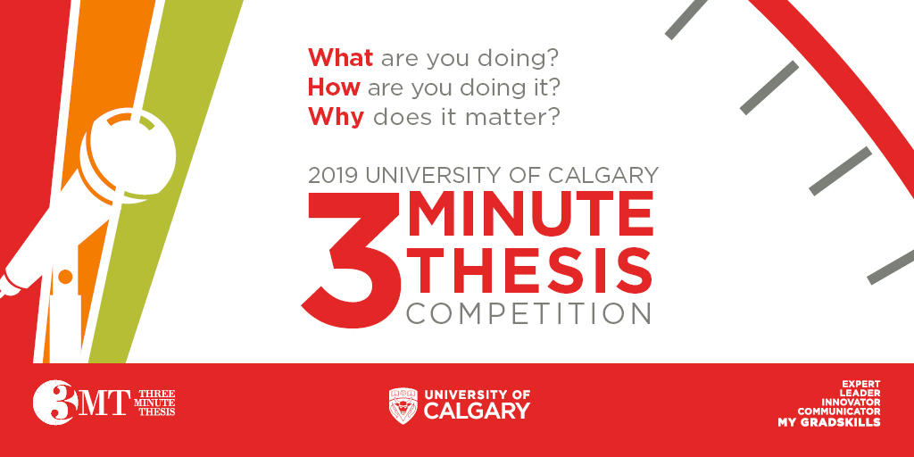 3 Minute Thesis Competition.