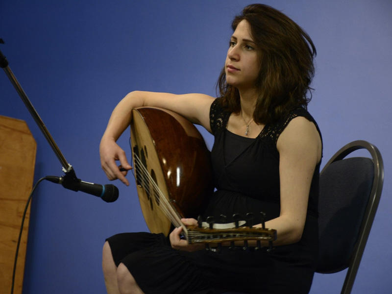 <p>Aya Mhana, an accomplished Syrian-Canadian singer-songwriter who used to perform regularly at festivals in Suwayda and Damascus, will perform as part of the free event Feb. 13. Photo courtesy Aya Mhana</p>