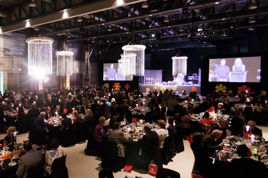 About 330 people attended the gala, held in Mac Hall on Saturday. 