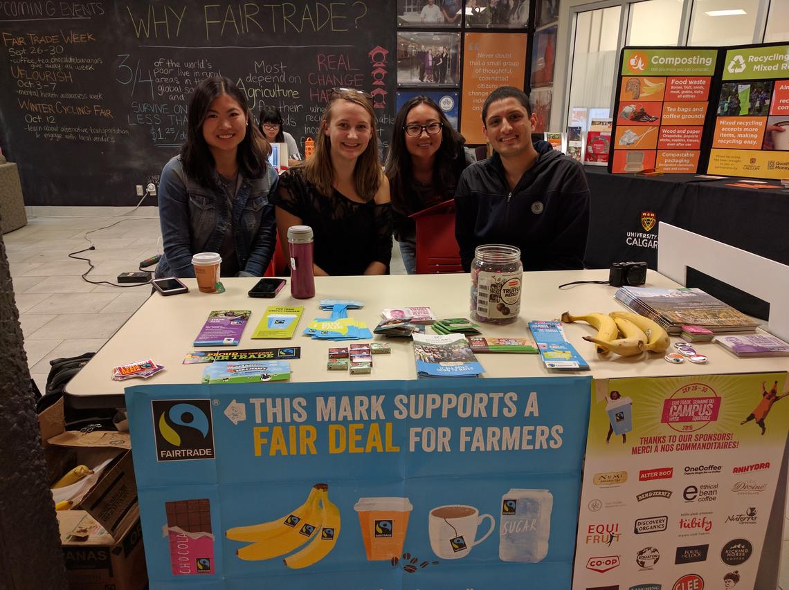 In 2015, UCalgary became the first Fairtrade Campus in Alberta, and the 10th in Canada, to receive designation from Fairtrade Canada. Since then, enduring commitment from the campus community has allowed UCalgary to successfully maintain its Fairtrade campus certification through the annual renewal process.
