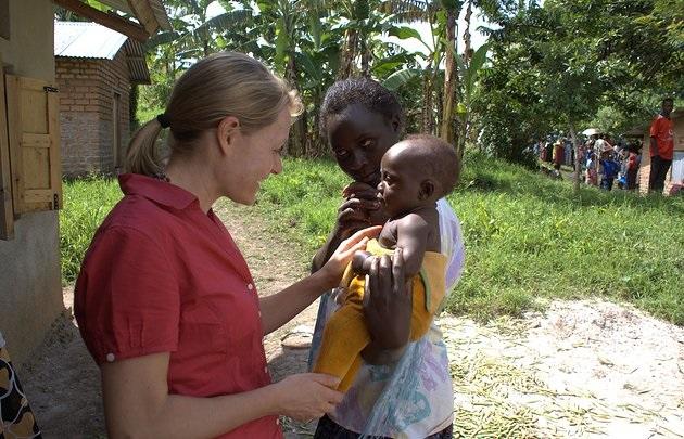 Dr. Jennifer Brenner's visit to Uganda with mothers from local villages.