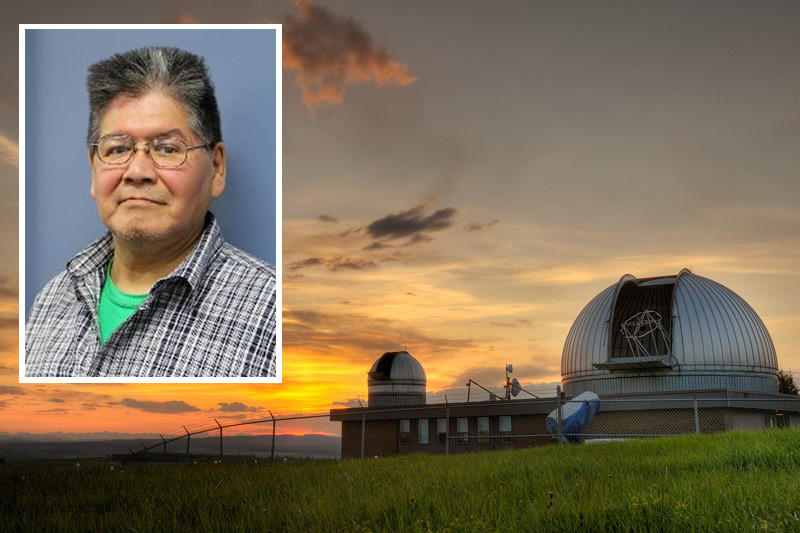 Cree storyteller Wilfred Buck will be the guest speaker at the Rothney Astrophysical Observatory’s Nov. 5 Open House.    