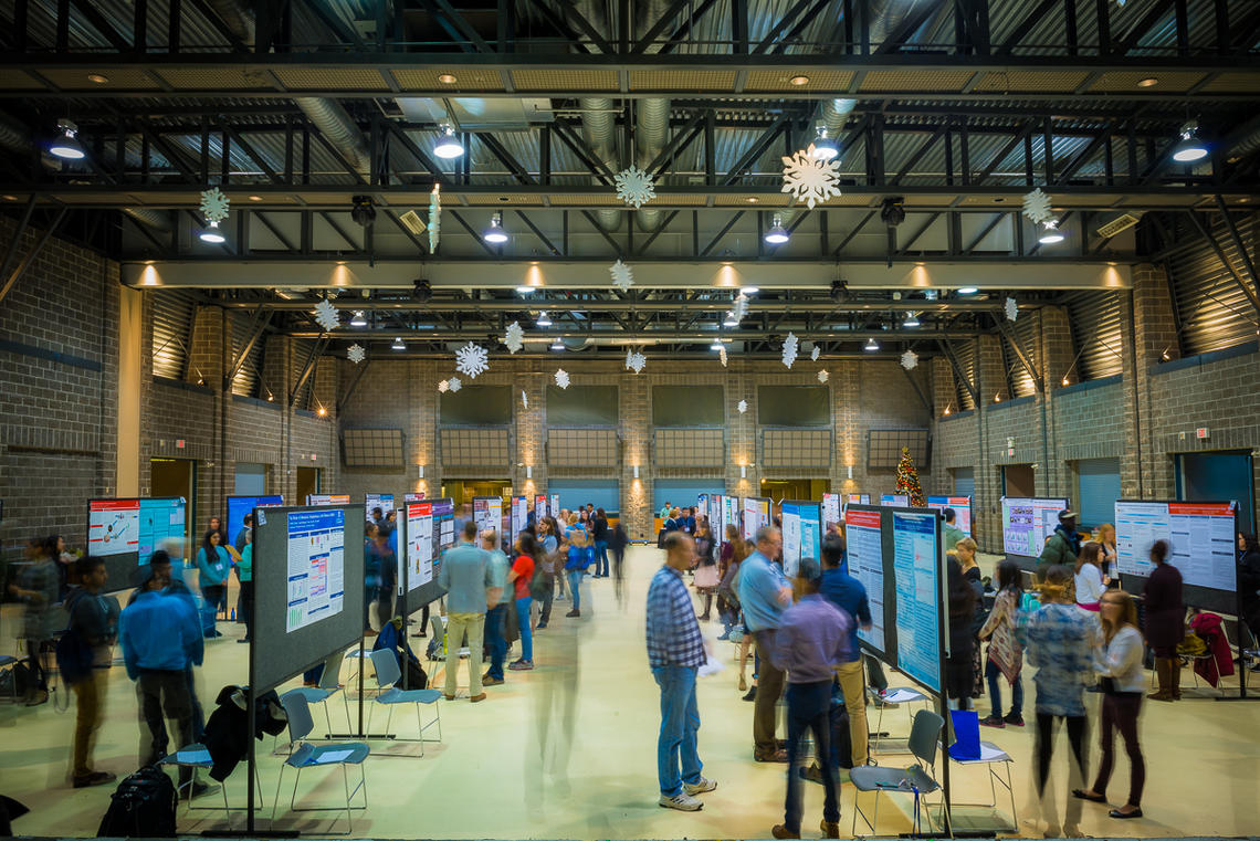 Students shared their research through poster presentations in Mac Hall on Nov. 30.