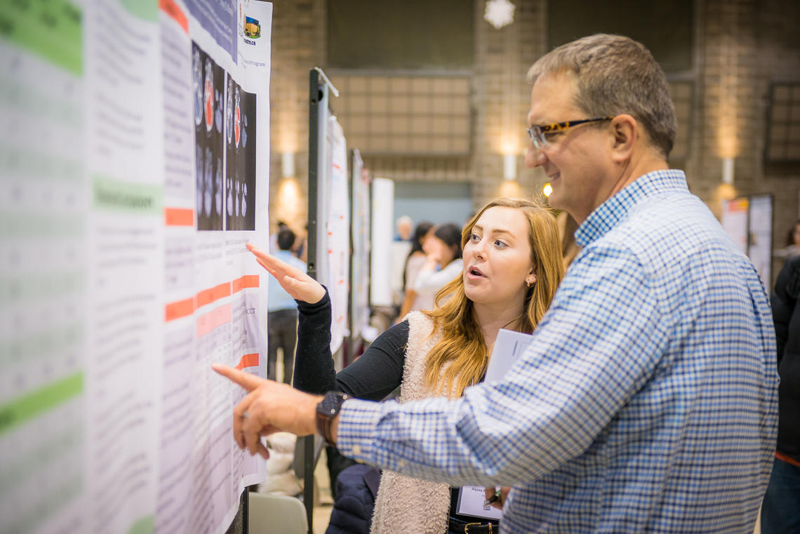 At the symposium, undergrads shared their research with more than 250 members of the campus community.
