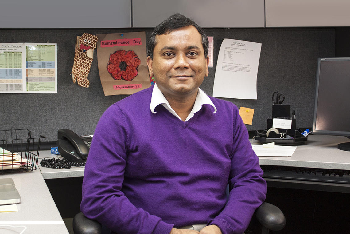 Dr. Bijoy Menon has recently received CIHR funding for his research examining the use of a novel imaging technique to improve outcomes for stroke patients.