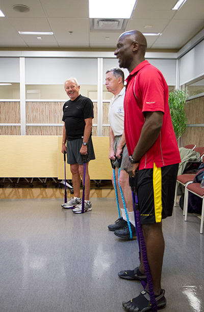 Participants value the class for its camaraderie as well as the physical health benefits.