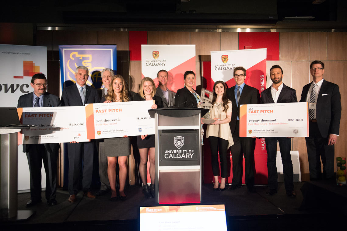 Securelet takes first prize at the 2015 RBC Fast Pitch Competition.