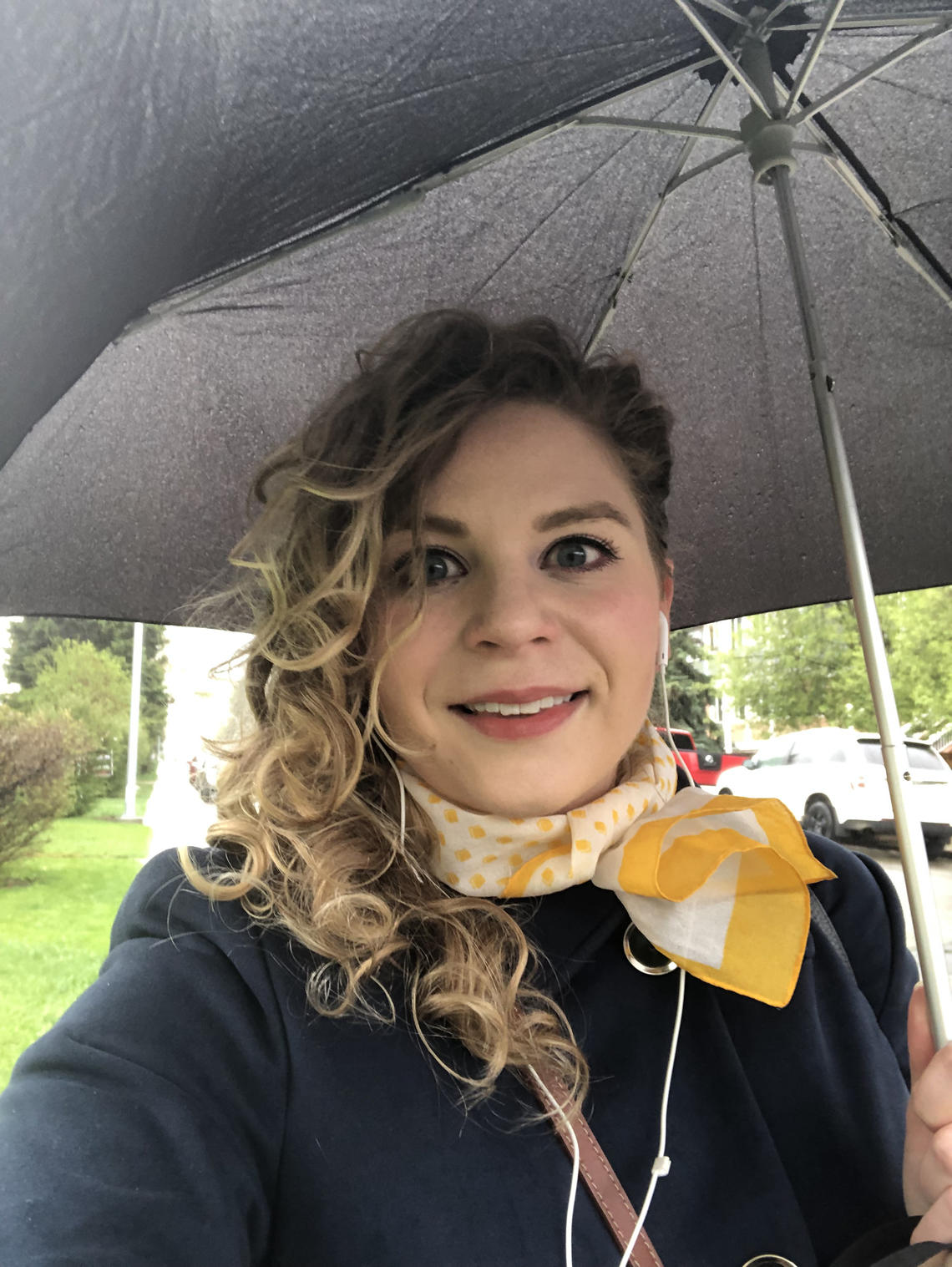 Rain or shine, Audrey Taylor commutes by foot and transit.